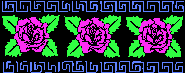 Purple Roses and Celtic knots